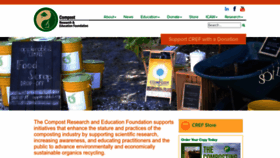 What Compostfoundation.org website looked like in 2023 (1 year ago)