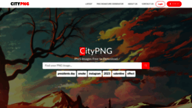 What Citypng.com website looked like in 2023 (1 year ago)