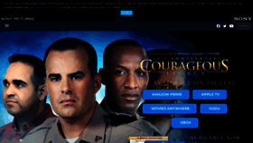 What Courageousthemovie.com website looked like in 2023 (1 year ago)