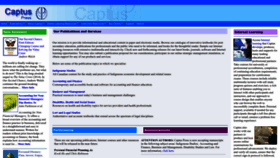 What Captus.com website looked like in 2023 (1 year ago)