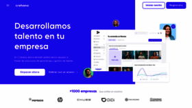 What Crehana.com website looked like in 2023 (1 year ago)