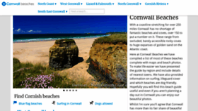What Cornwall-beaches.co.uk website looked like in 2023 (1 year ago)