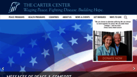 What Cartercenter.org website looked like in 2023 (1 year ago)
