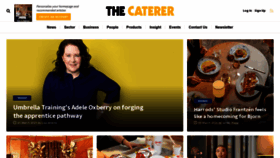 What Caterersearch.com website looked like in 2023 (1 year ago)