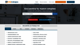 What Chiletrabajos.cl website looked like in 2023 (1 year ago)