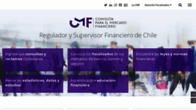 What Cmfchile.cl website looked like in 2023 (1 year ago)