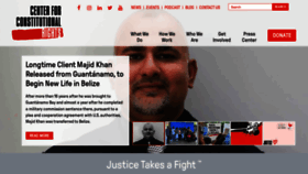 What Ccrjustice.org website looked like in 2023 (1 year ago)