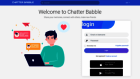 What Chatterbabble.com website looked like in 2023 (1 year ago)