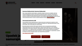 What Ciekawostkihistoryczne.pl website looked like in 2023 (1 year ago)