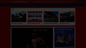 What Clubatleticodemadrid.com website looked like in 2023 (1 year ago)