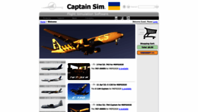 What Captainsim.com website looked like in 2023 (1 year ago)