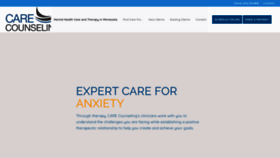 What Care-clinics.com website looked like in 2023 (2 years ago)