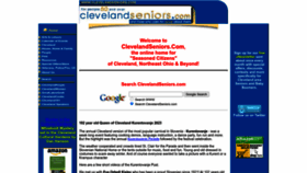 What Clevelandseniors.com website looked like in 2023 (1 year ago)