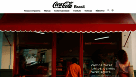 What Cocacolabrasil.com.br website looked like in 2023 (1 year ago)
