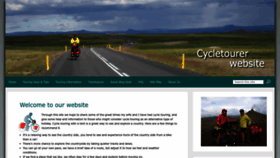 What Cycletourer.co.uk website looked like in 2023 (1 year ago)