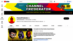 What Channelfrederator.com website looked like in 2023 (1 year ago)