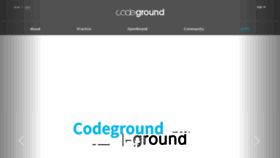 What Codeground.org website looked like in 2023 (1 year ago)