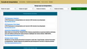 What Consultadetransportadora.com.br website looked like in 2023 (1 year ago)