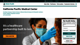 What Cpmc.org website looked like in 2023 (1 year ago)