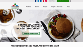 What Conagrafoodservice.com website looked like in 2023 (1 year ago)