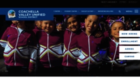 What Cvusd.us website looked like in 2023 (1 year ago)
