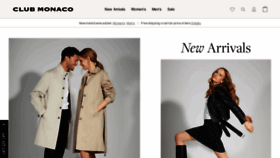 What Clubmonaco.ca website looked like in 2023 (1 year ago)