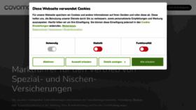 What Covomo.de website looked like in 2023 (1 year ago)
