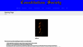 What Constitution.org website looked like in 2023 (1 year ago)