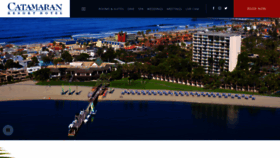 What Catamaranresort.com website looked like in 2023 (1 year ago)