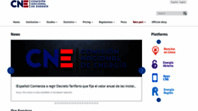What Cne.cl website looked like in 2023 (1 year ago)