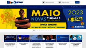 What Curso-objetivo.br website looked like in 2023 (1 year ago)