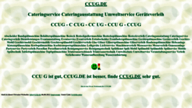 What Ccug.de website looked like in 2023 (2 years ago)