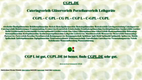 What Cgpl.de website looked like in 2023 (2 years ago)