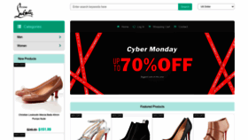 What Christianlouboutinshoessaleoutlet.us website looked like in 2023 (1 year ago)