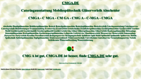 What Cmga.de website looked like in 2023 (3 years ago)