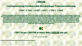 What Cpdt.de website looked like in 2023 (3 years ago)