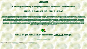 What Craz.de website looked like in 2023 (1 year ago)