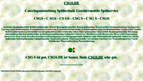 What Csgs.de website looked like in 2023 (2 years ago)