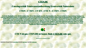 What Cten.de website looked like in 2023 (1 year ago)