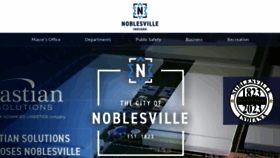 What Cityofnoblesville.org website looked like in 2023 (1 year ago)