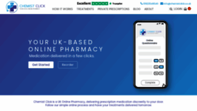 What Chemistclick.co.uk website looked like in 2023 (1 year ago)