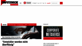 What Computerwelt.at website looked like in 2023 (1 year ago)