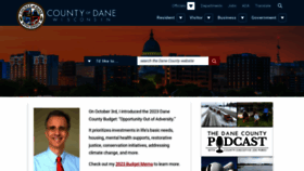 What Countyofdane.com website looked like in 2023 (1 year ago)