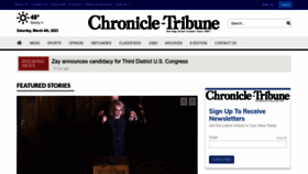 What Chronicle-tribune.com website looked like in 2023 (1 year ago)