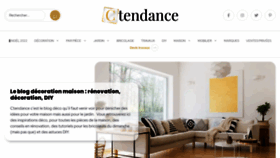 What Ctendance.fr website looked like in 2023 (1 year ago)
