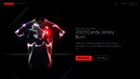 What Candy.com website looked like in 2023 (1 year ago)