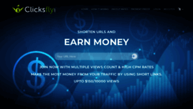 What Clicksfly.com website looked like in 2023 (1 year ago)