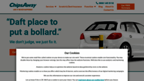 What Chipsaway.co.uk website looked like in 2023 (1 year ago)