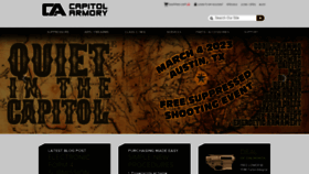 What Capitolarmory.com website looked like in 2023 (1 year ago)