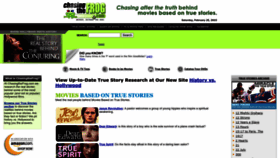What Chasingthefrog.com website looked like in 2023 (1 year ago)